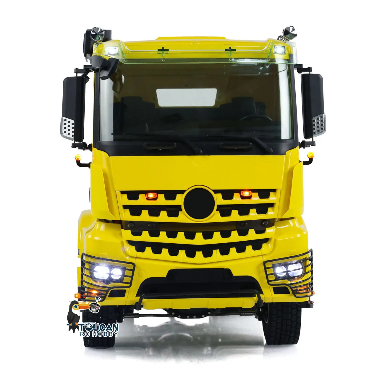 In Stock 1/14 6x6 RC Tractor Truck K3363 Metal Chassis Model Radio Control TOUCAN DIYCar 3-speed Gearbox Light Sound Vehicle Toy 4