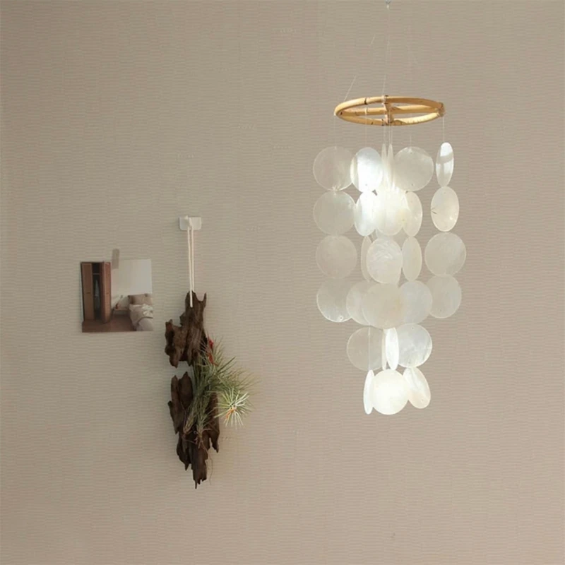 Shell Wind Chime Room Decoration Nordic Hanging Windchimes Wall Pendant Home Office Kids Room Nursery Decor 3