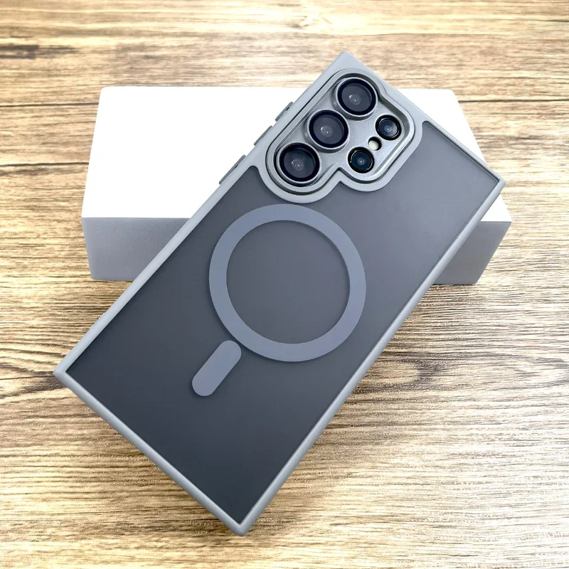 Luxury Magnetic Translucent Matte Case with Magsafe Wireless Charging Compatibility