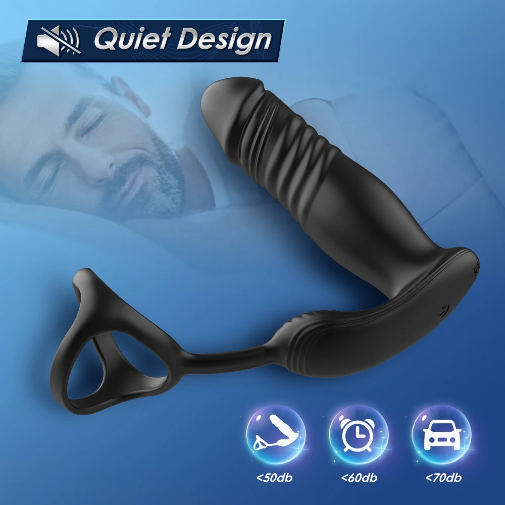 APP Control Telescopic Anal Vibrator Penis Ring Bluetooth Men's Masturbator Sex Toys for Men Gay Butt Plug Male Prostate Massage Sce14484862084f44be7dda7b547bcd219