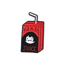 Cartoon Vamp Bat Enamel Pin - Adventure Animation Brooch & Punk Jewelry Accessory (QHXZ1556)