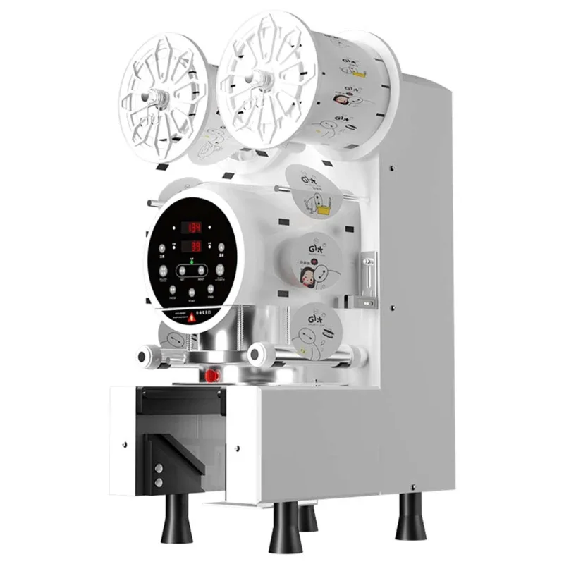 

95/90 Universal Cup Sealing Machine Commercial Fully Automatic Intelligent Cup Sealer