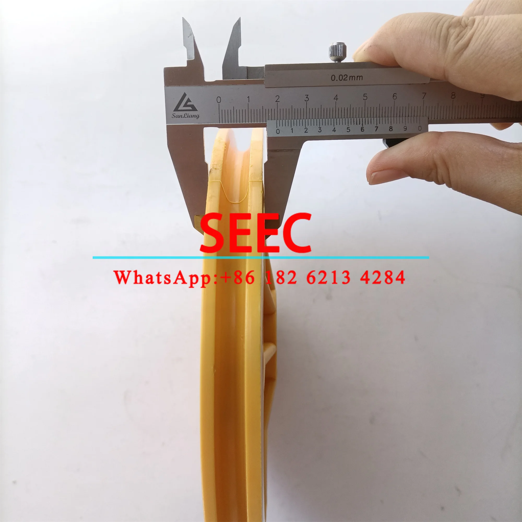 SEEC Elevator GBP Speed Limiter Roller 839317 200*20*6201 mm OD 200mm W 20mm Bearing 6201RS With Shaft Replace 59314832