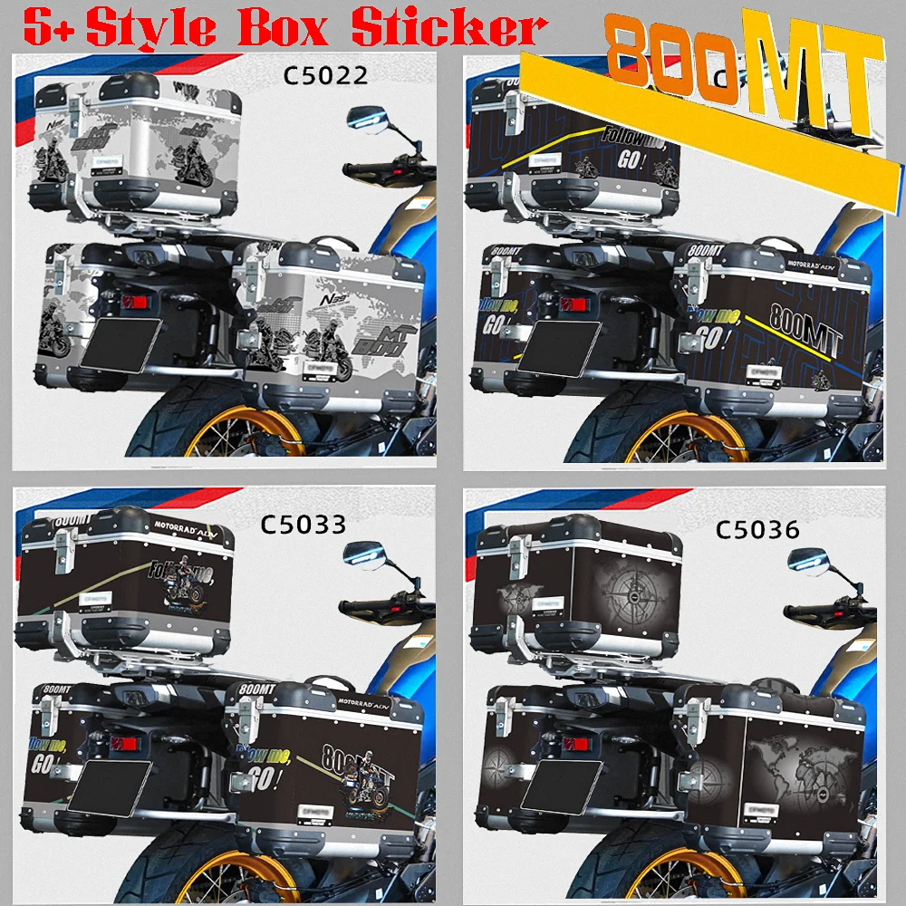 For CFMOTO CF MOTO MT 800MT 800 Motorcycle Accessories Original Side Top Box 3X protector Sticker Reflective Parts Explore decal [fila]explore sweatshirt