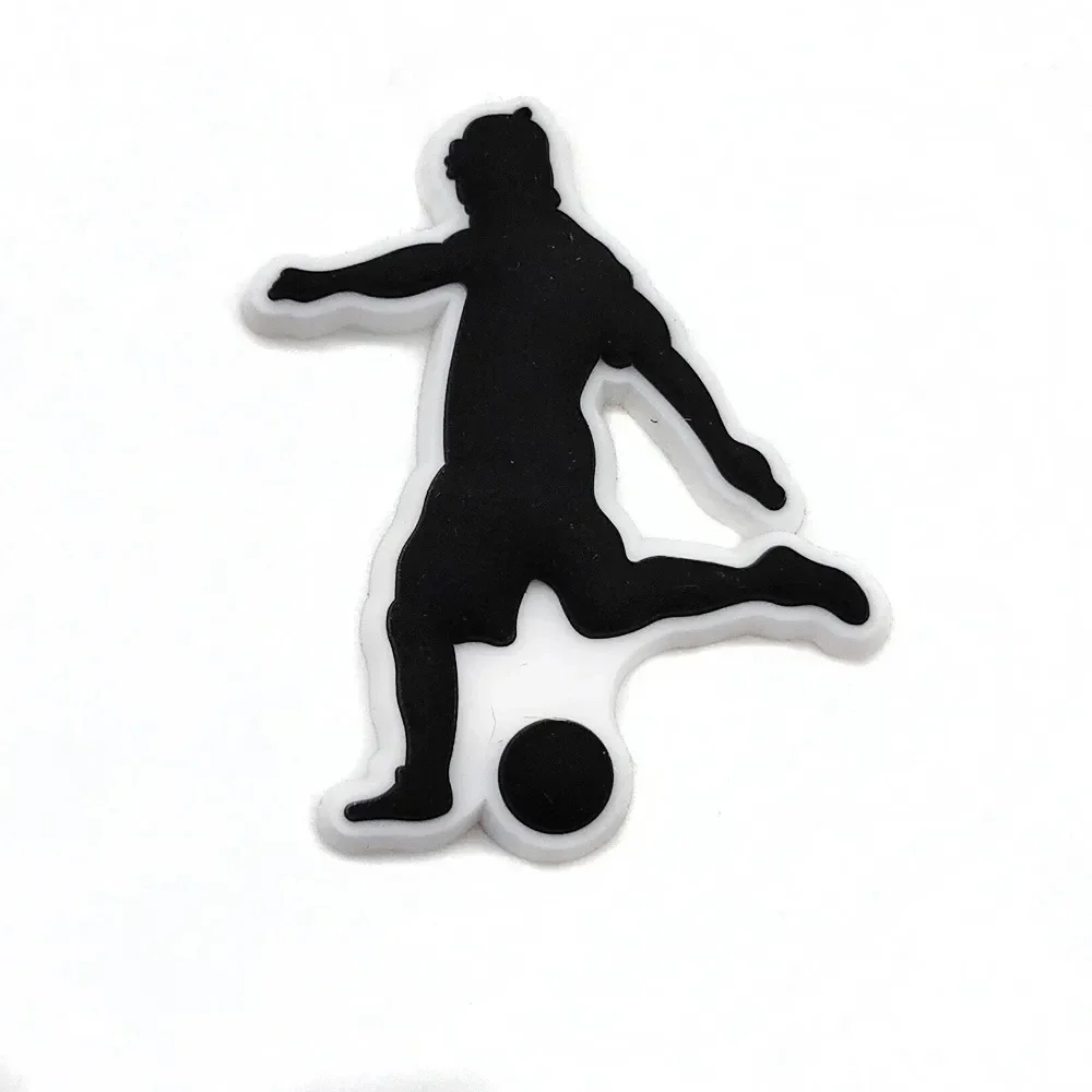 Shoe Charms Shoe Decorations Garden Shoe Accessories 18PCS Soccer Sports Theme Hole Shoes Charms