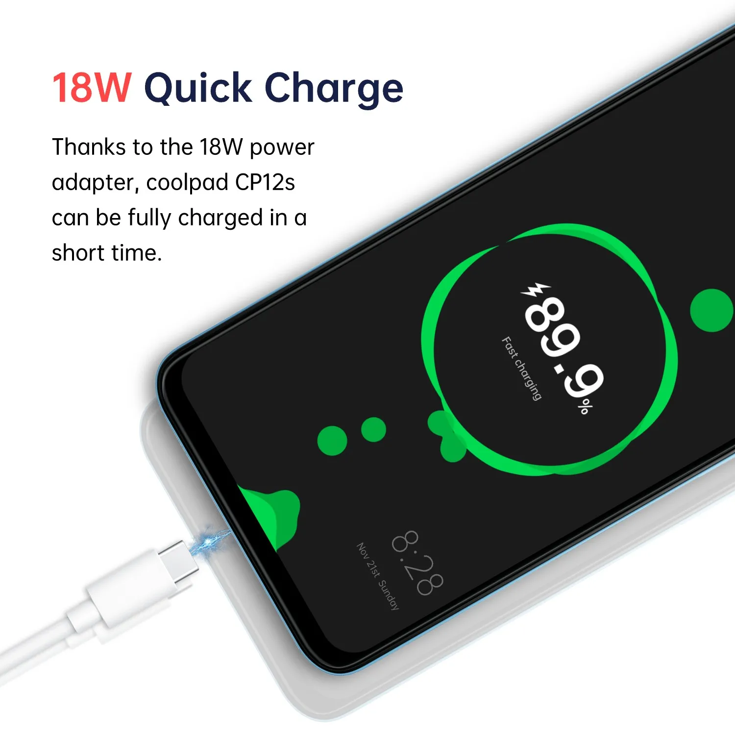 NEW Coolpad cp12s 16GB RAM 128GB/256GB  NFC 5000mAh Android 13 18W Charging Mobile Phone  6.79