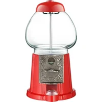 Mini Gumball Machine Vintage Candy Dispenser with Glass Globe Metal Base 2