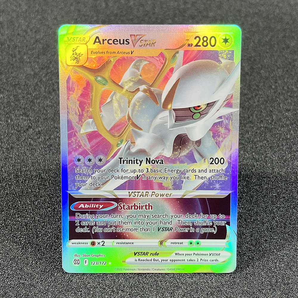 thumbnail image 1 of Pokémon Cards Sword&Shield Brilliant Stars Fusion Strike Pokémon GO Mew Charizard Gengar Foil Cards Game Collection PTCG PROXY, 1 of 5
