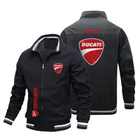 Veste de moto DUCATI pour hommes, veste d'extérieur décontractée à la mode, fermeture éclair, protection solaire, vêtements de cyclisme pour hommes, printemps-été 1