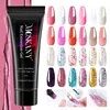 Poly Nail Gel Full Set With 6W LED Lamp Nail Set For Beginner Nail Tips Art 3D Design Decoration Extension Manicure Tools Kit 3
