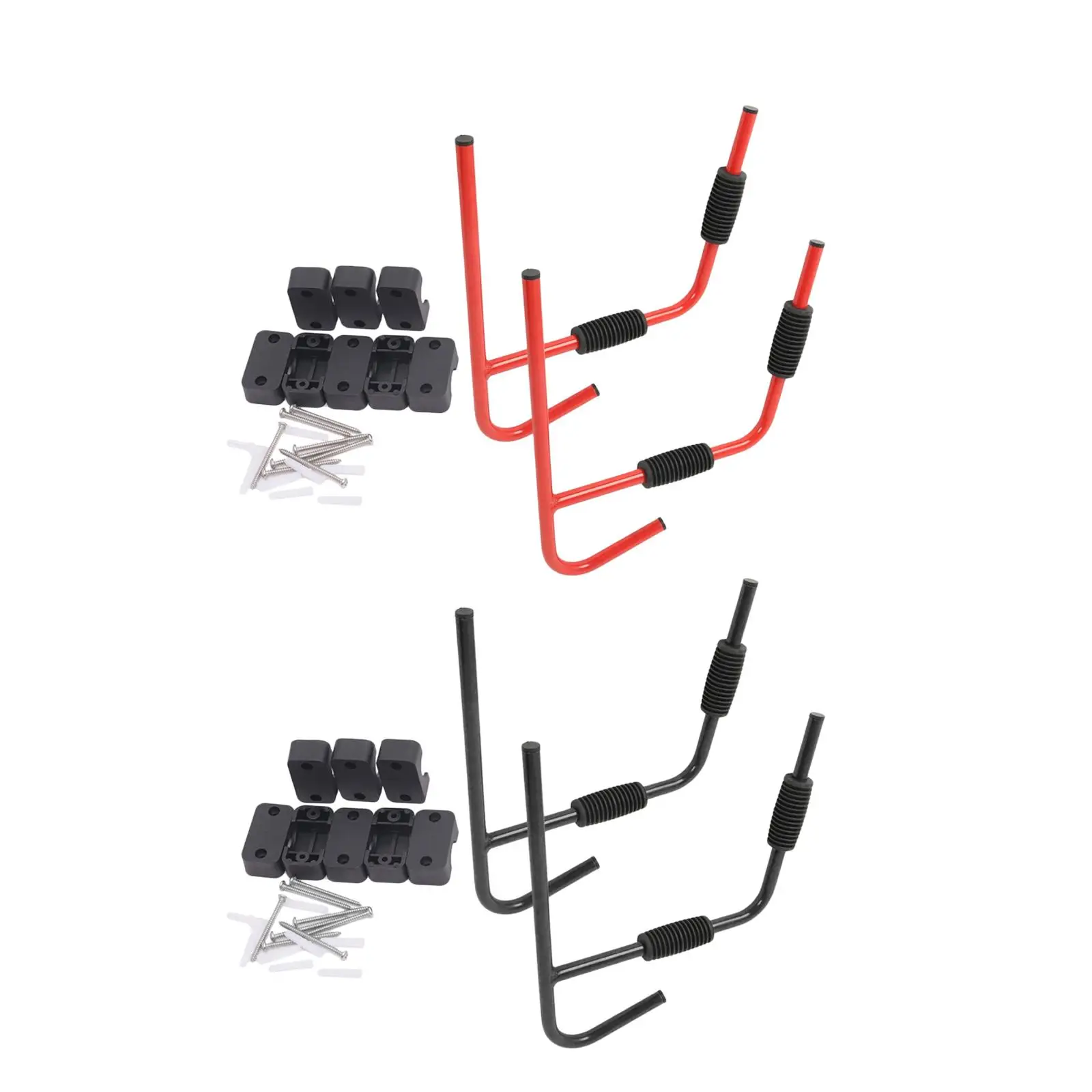 

Kayak Storage Hooks with Mounting Accessories Wall Hanger Mount Canoe Durable Easy to Install for Indoor Outdoor Boat Kayak