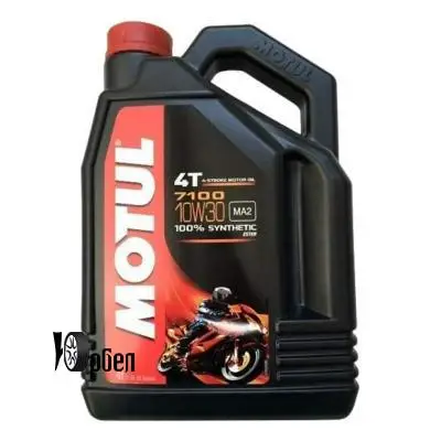 MOTUL 104090 Масло для мотоциклов 7100 4T 10w-30 Ester SN MA2 4л | Автомобили и мотоциклы