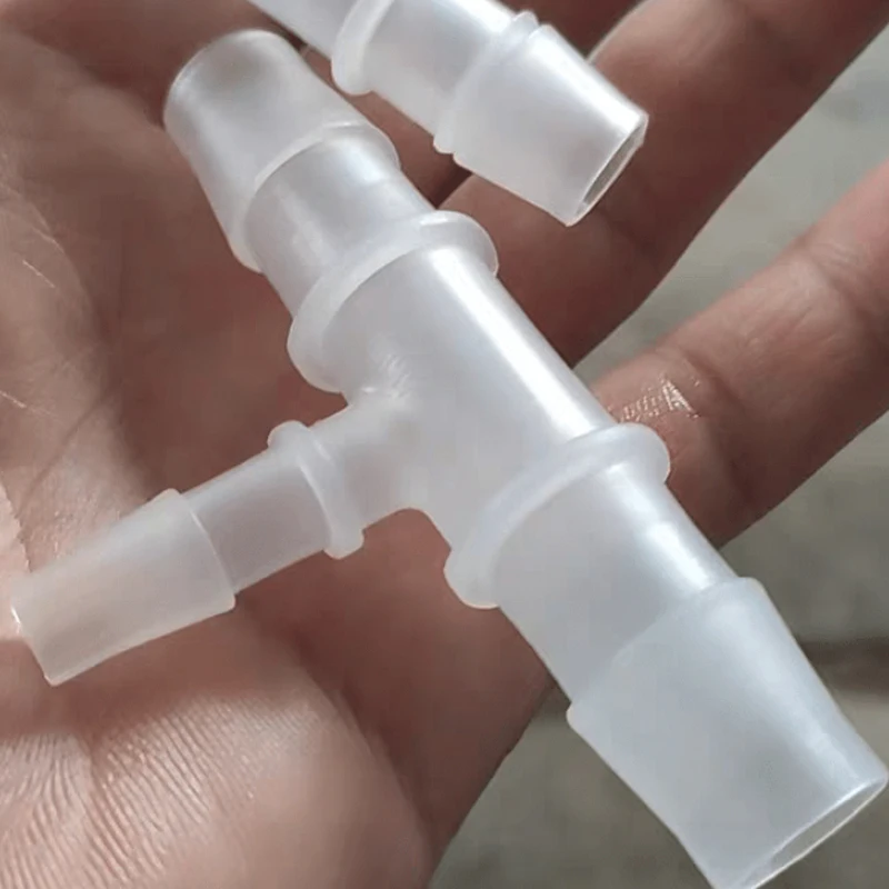 T-type Tee Hose Connector PP Plastic Non-toxic Odorless Food-grade Diameter 1.6mm~25mm Y-type L-type Straight Connector 2~5Pcs