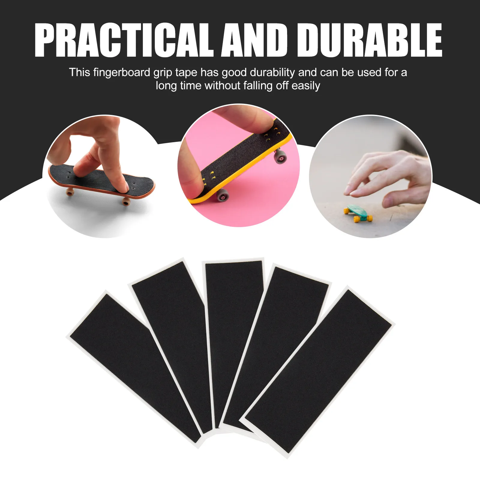 10Pcs 핑거보드 그립 테이프 폼 테이프 핑거 스케이트보드 미끄럼 방지 스티커 핑거보드 그립 액세서리 스케이트보드 핑거 테이프
