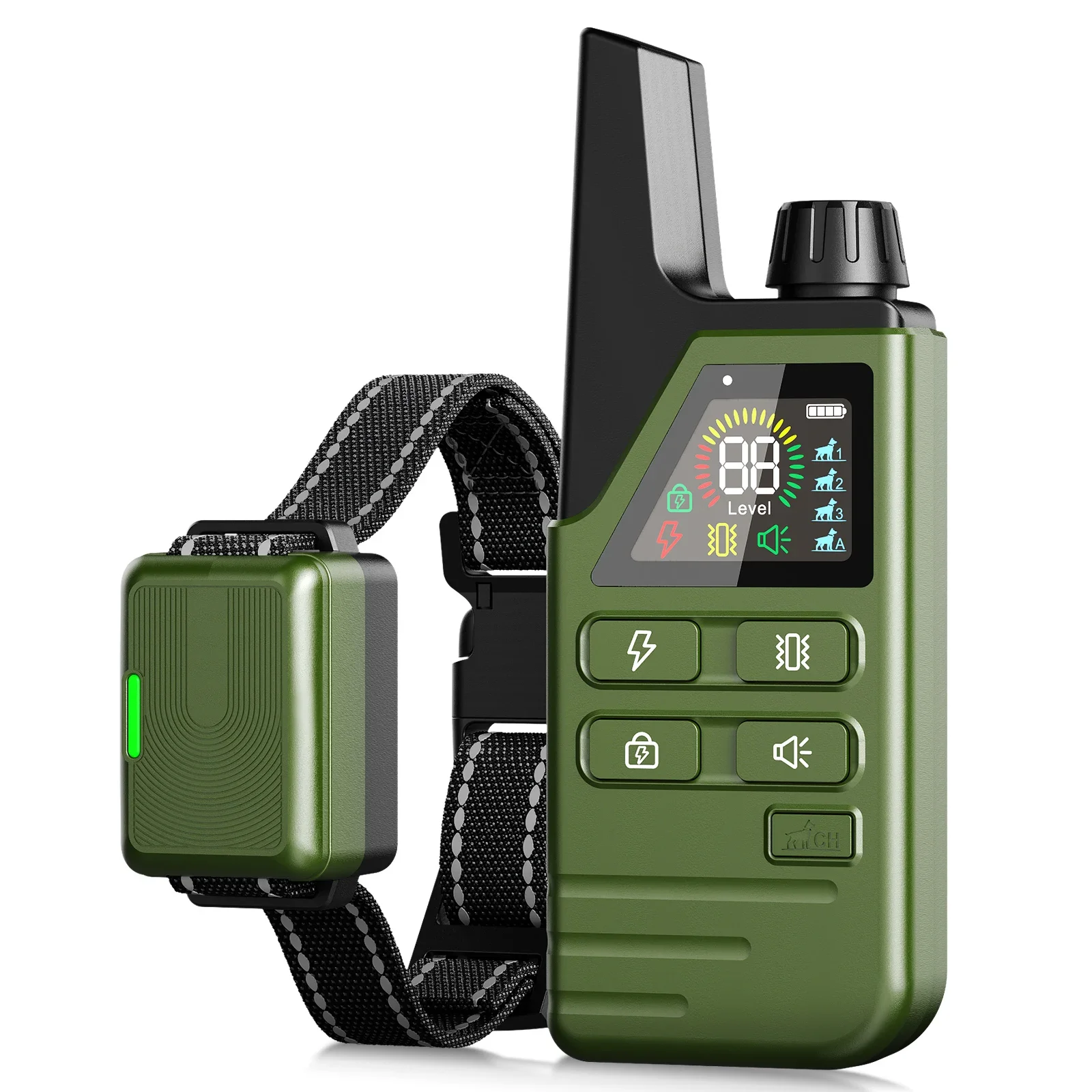 Waterproof Dog Training Collar With Remote And Lcd Display_voghion.com