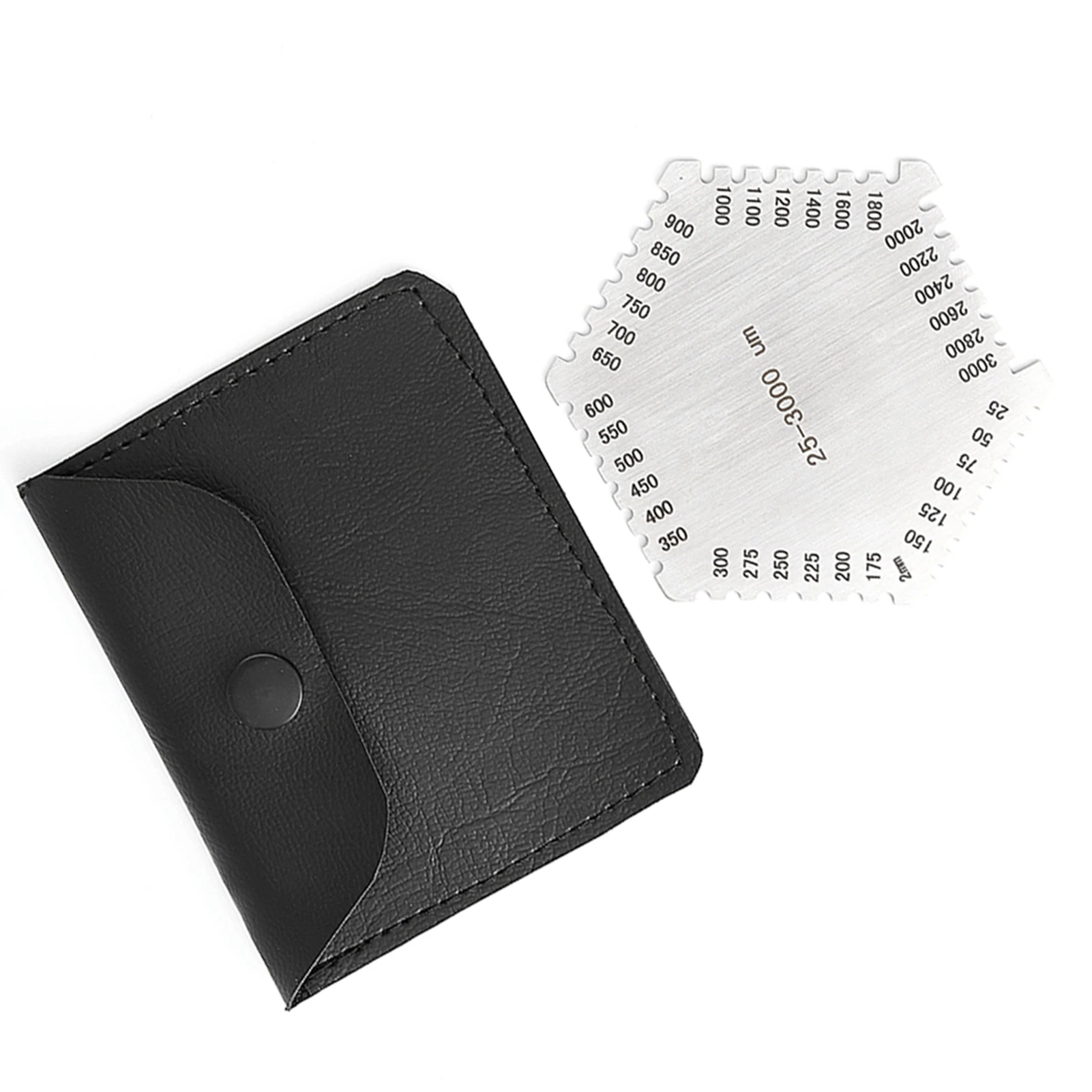 Comb Gauge Stainless Steel wet film Comb Wet Film Gauge High Precision Stainless Steel Wet Film 25-3000um Thickness Thickness Gauge Wet Film Thickness Gauge