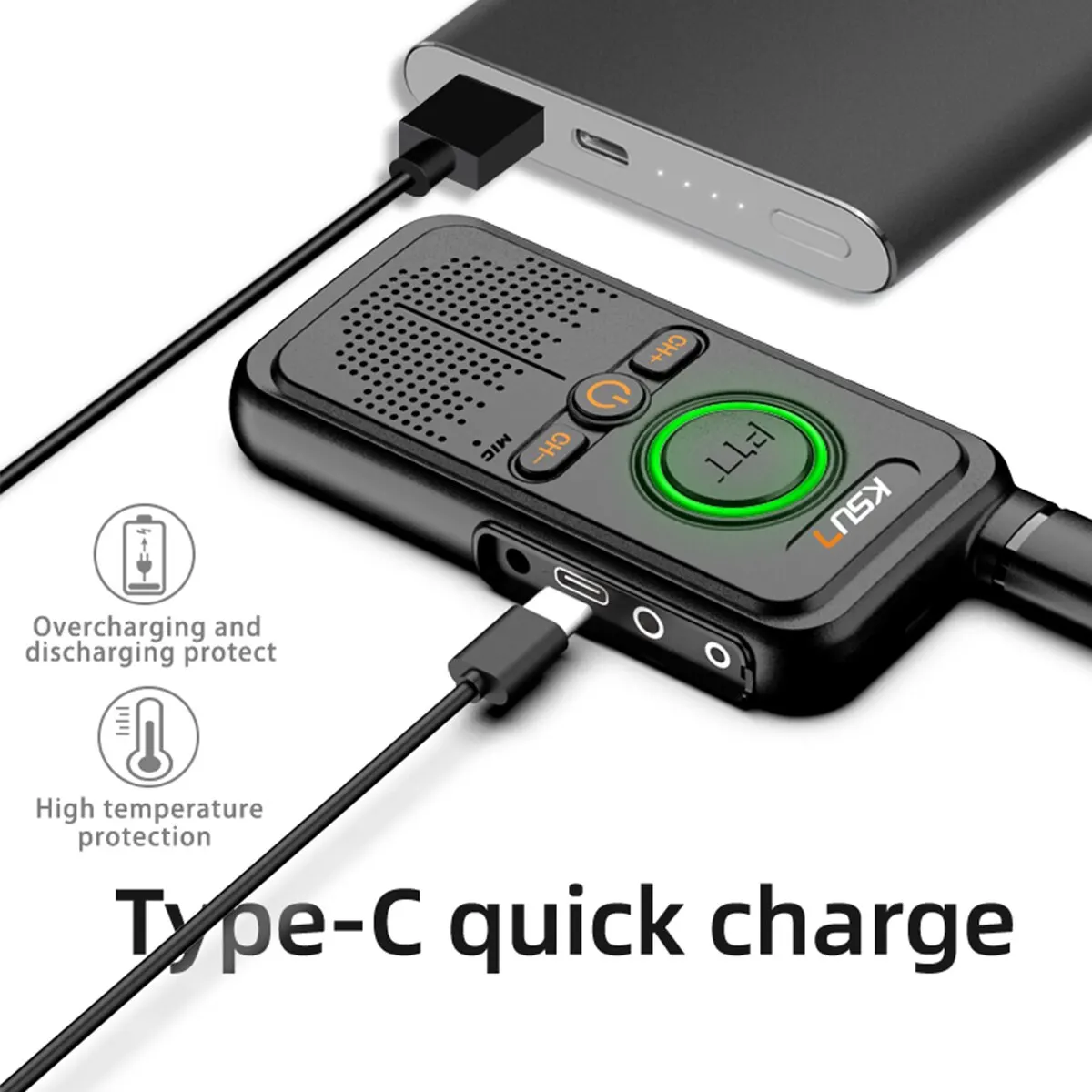 Рисунок 4 - Переносная рация KSUT LTPLUS 2 шт.