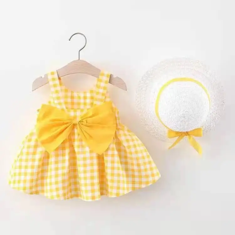 Baby Girl Yellow Color Ruffle Flair Gown With Koti – vastracloth