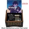 Sparkle 18 Note Mechanical Music Box Lullaby Your Name Kimi No Na Wa Theme Song for anime fans birthday Christmas Gift 4