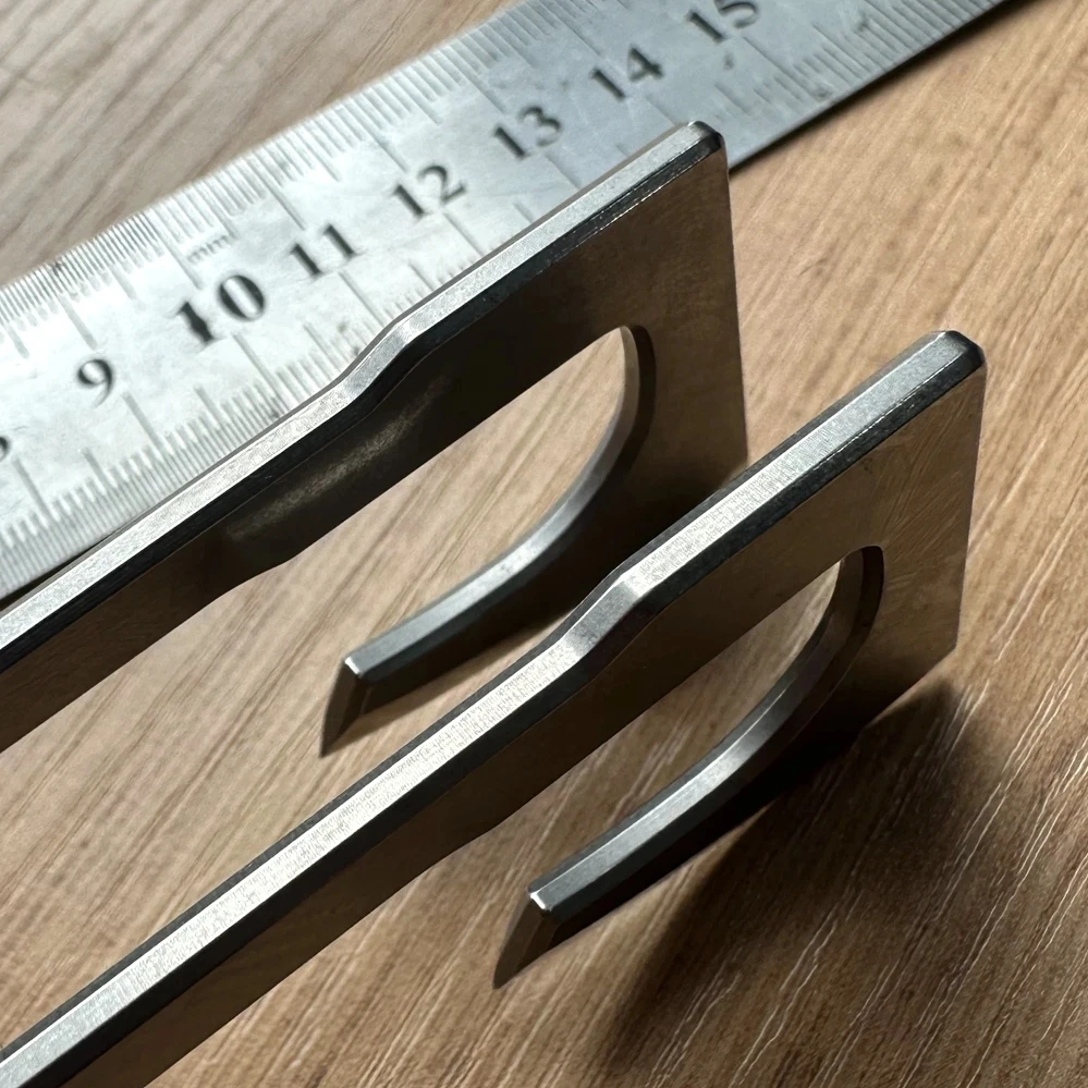 9Cr18Mov Stainless Steel Axe blade Kinfe Pendant Outdoor Decorations Necklace Bracelet Camping Gear EDC Tools K-sheath Bead Chai 6