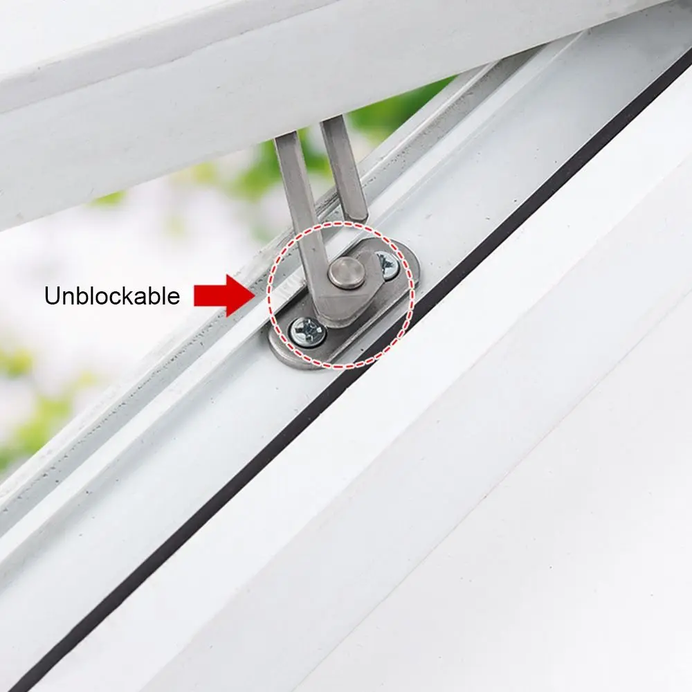 Description Picture 6 of itemStrong Fixation Limiter Locator Window Support Window Protection Casement Blocking Cabinet Locks Window Hook Latches