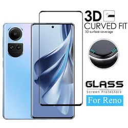 Premium Full Cover 3D Tempered Glass Screen Protector - Just 2 Front Glass (For Reno 10 Pro 5G)