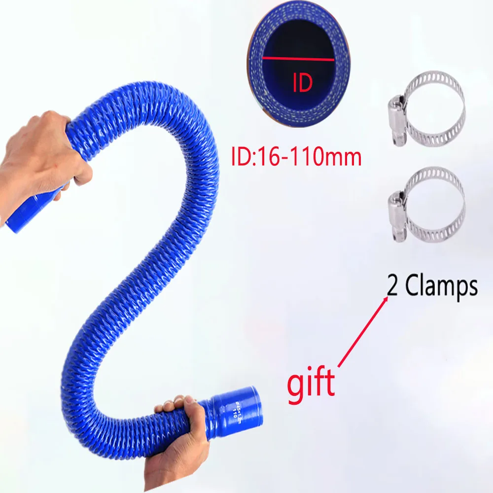 Automotive Silicone Hose ID16-110mm Universal Connection Radiator Pipe Turbine Intake Pipe