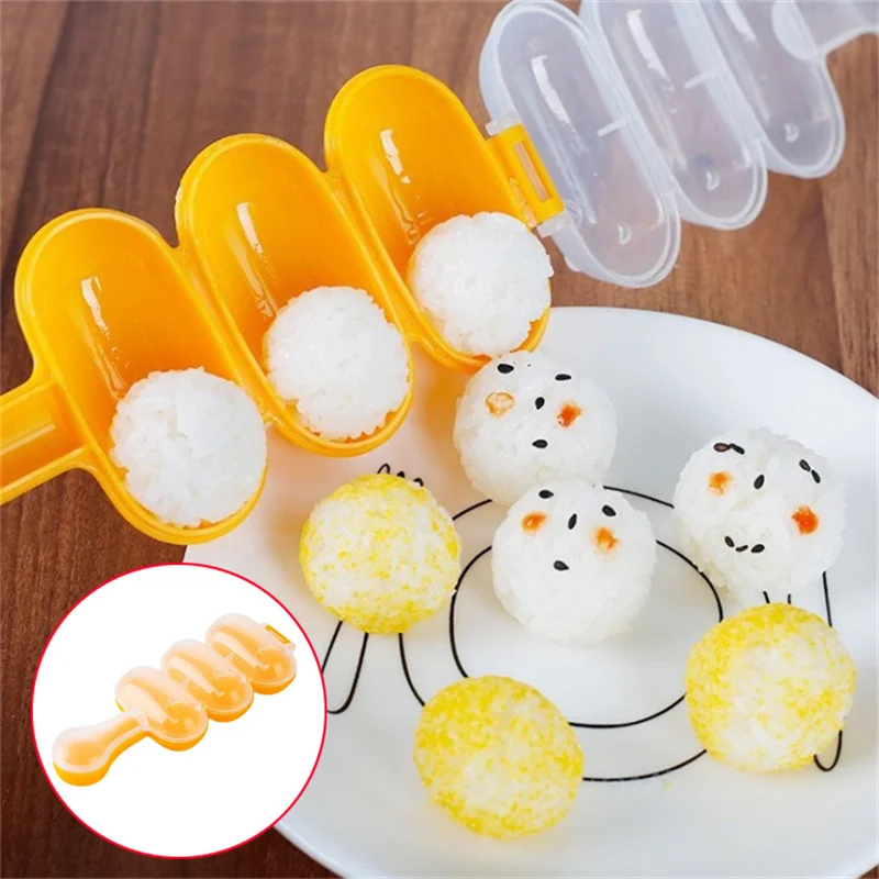 Rice Ball Shaker DIY Rice Baller Shakers Lunch Maker Mould Onigiri Mold