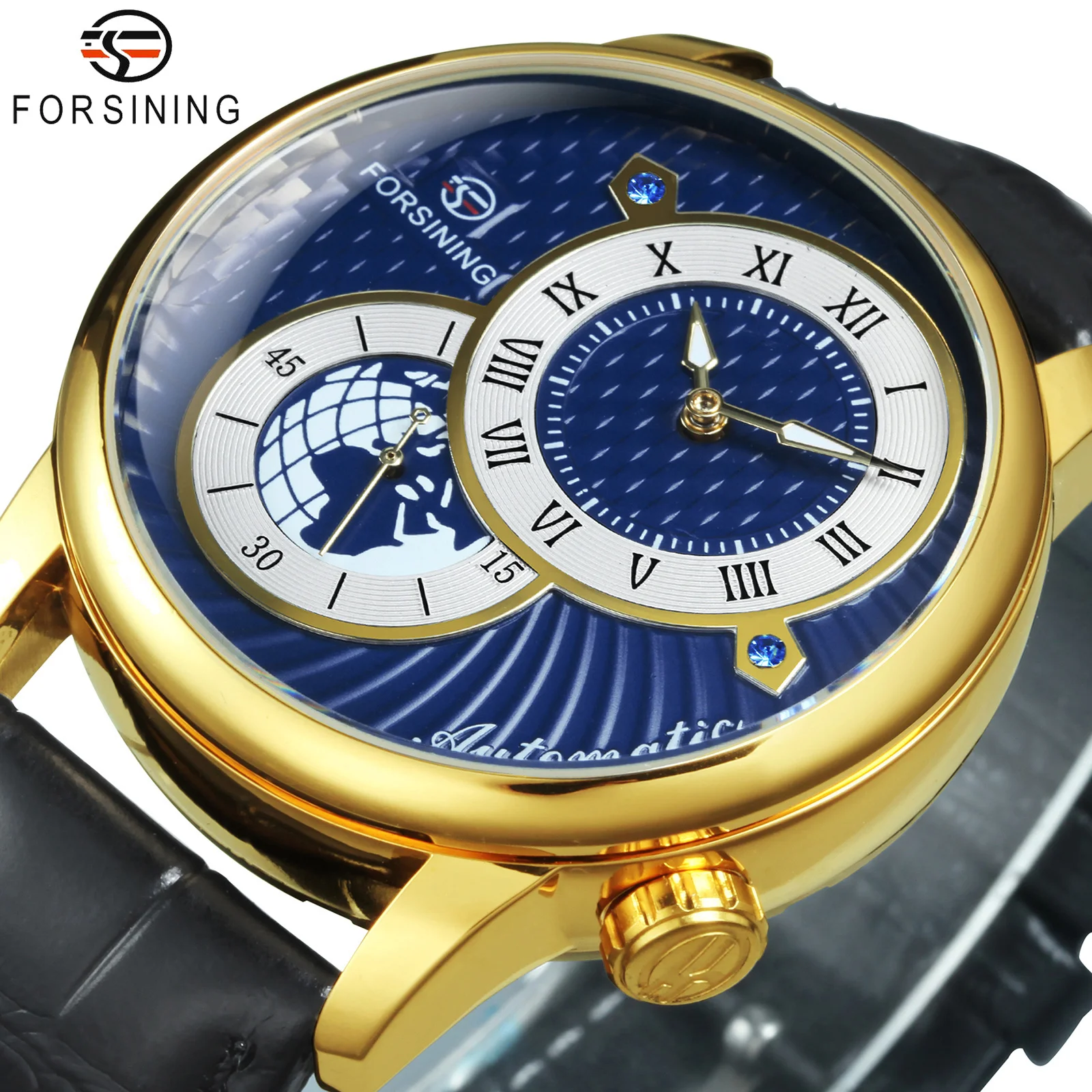 Forsining362ARelogioMasculinoTopBrandMensLuxuryWatchClock