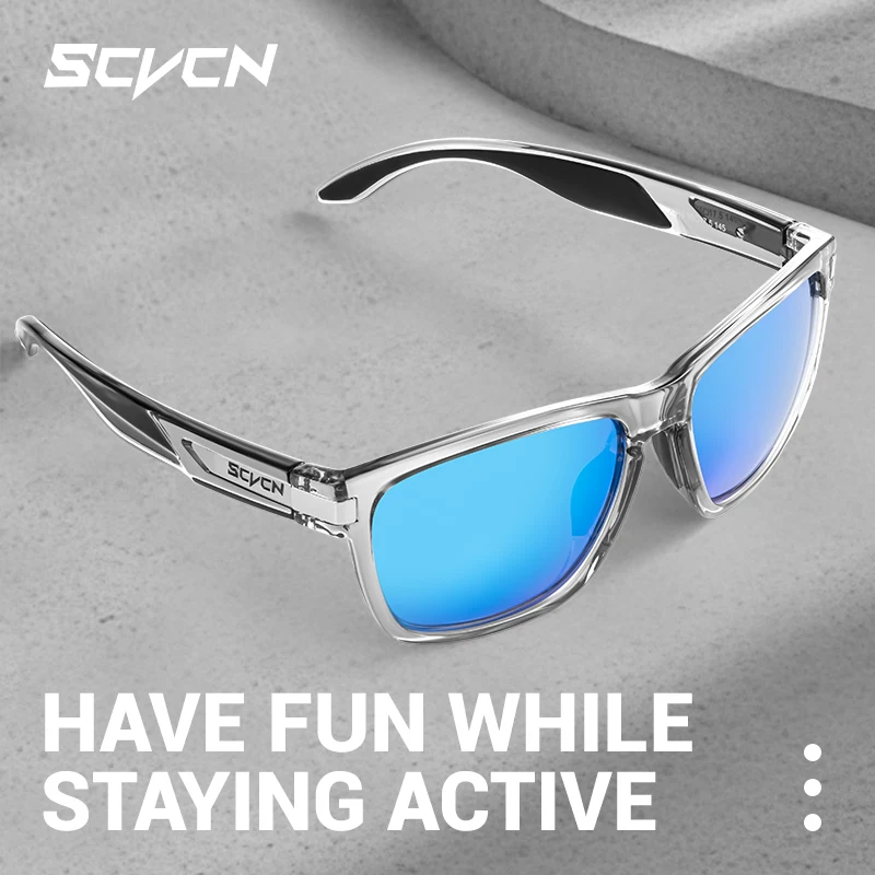 SCVCN Polarized Hiking Eyewear Cycling Glasses Bike Sunglasses for Man MTB Goggles Women Camping Sports UV400 Riding Bicycle