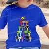 3D Print Cute Sprunki T Shirt For Kids Incredibox Game Character Pattern T-Shirt Fashion Sprunki Short Sleeve Boy Girl Tops Tees 2