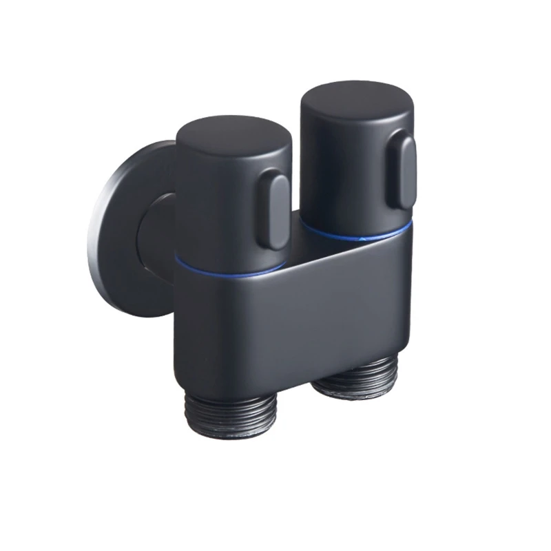 G1/2 Threeway Filling Angle Valve Wall Mount One Into Two Out Water