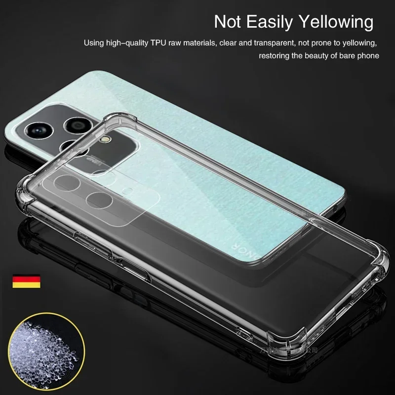 Premium Clear Airbag Phone Case - 360° Soft Full Protective Cover