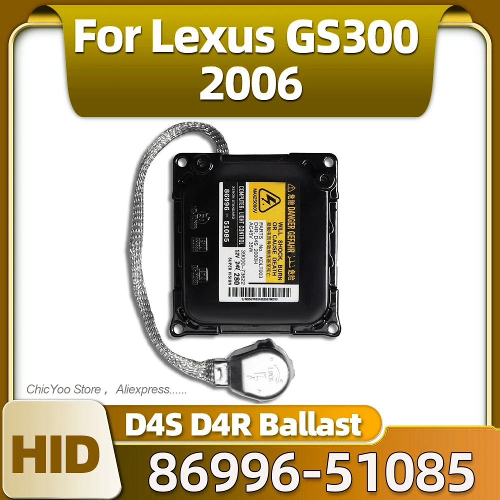 

KDLT003 39000-73622 Headlight Xenon Ballast D4S D4R 8596724010 Control Unit 86996-51085 For Lexus GS300 2006