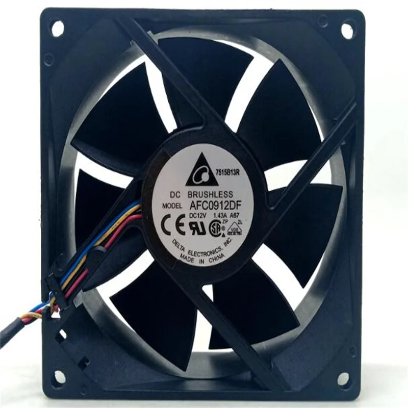 

Четырехпроводной серверный вентилятор Delta AFC0912DF 84588 12V 1.43A 9232-001