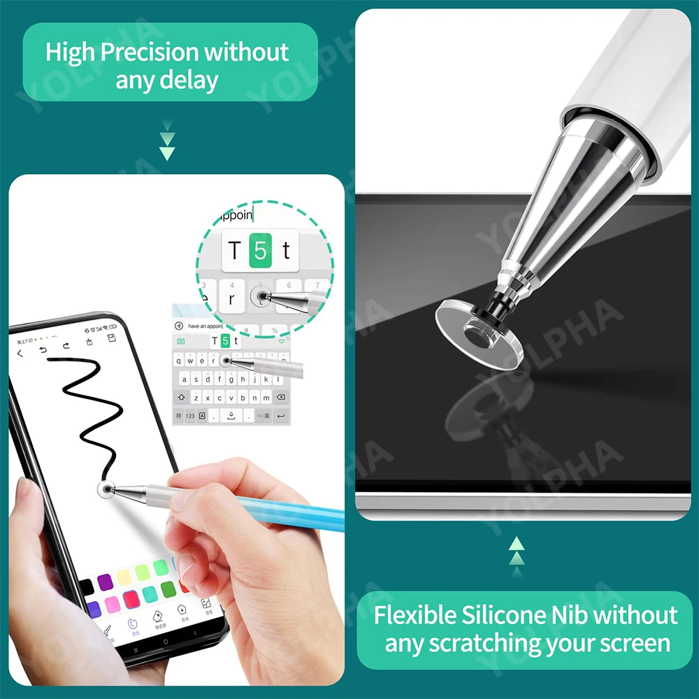 Universal Stylus For Cell Phones Tablets Touch Screen Stylus For iPad Android Drawing Pen For All Capacitive Screens