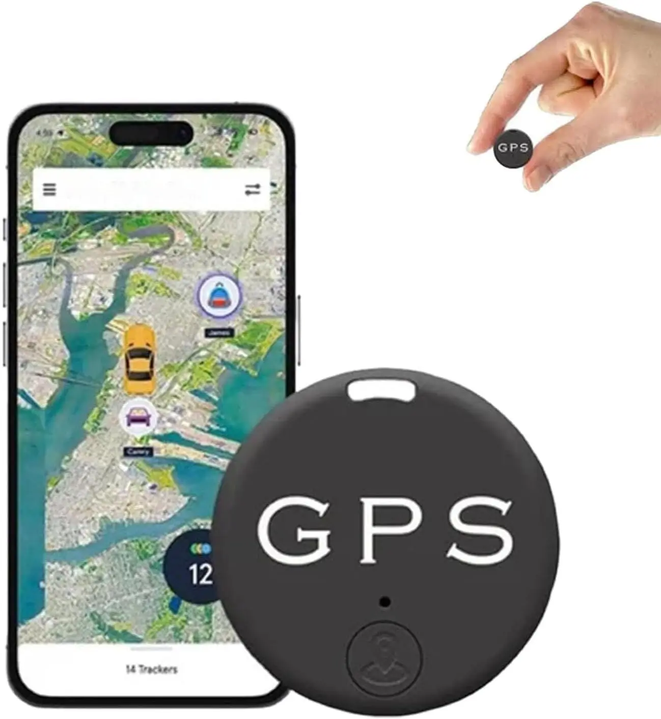 Автомобіль Відстеження транспортних засобів Anti-Lost Locator Міні GPS-трекер для транспортних засобів Locator Tracker для системи відстеження Bluetooth