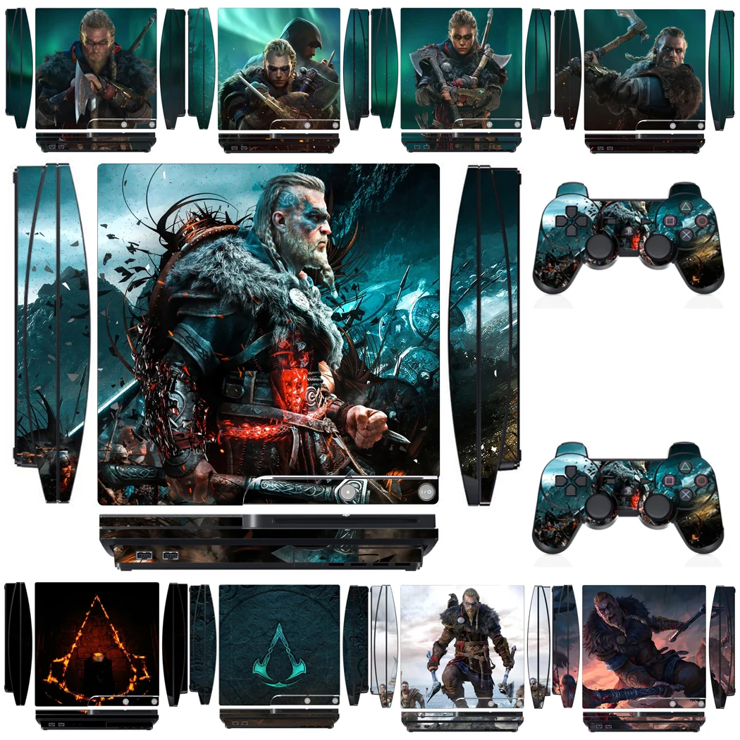 2051 Vinyl Skin Sticker Protector Per Sony Ps3 Slim Playstation 3 Slim E 2 Adesivi Per Pelli Controller