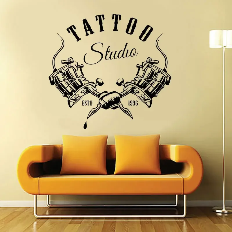 Poster In Metallo Per Cucina 20x30 Cm Tattoo Studio Feel The Burn, Cartello Decorativo Da Parete Stile Retrò