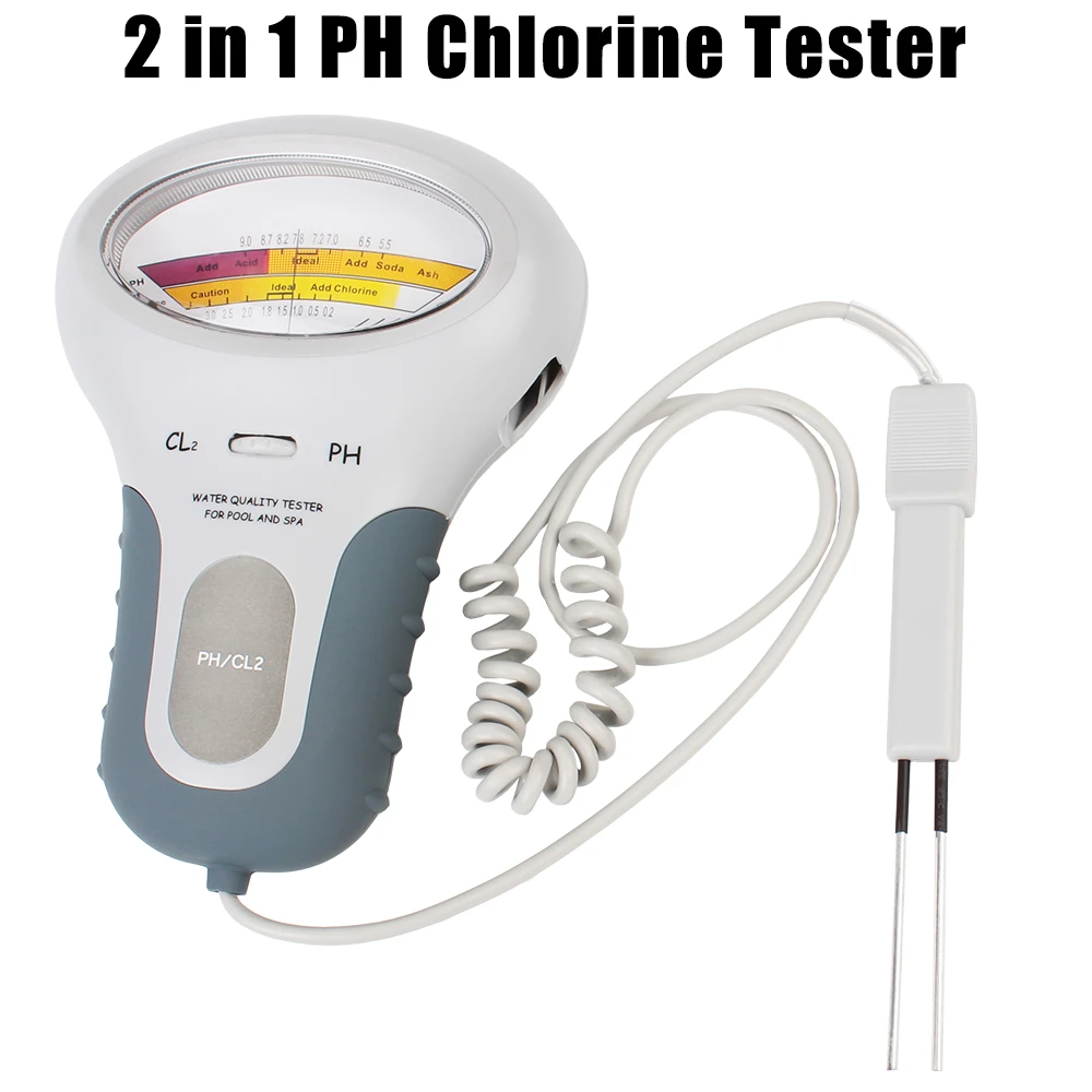 PC 102 PH Tester CL2 Measuring PH Chlorine Meter Water Quality Testing