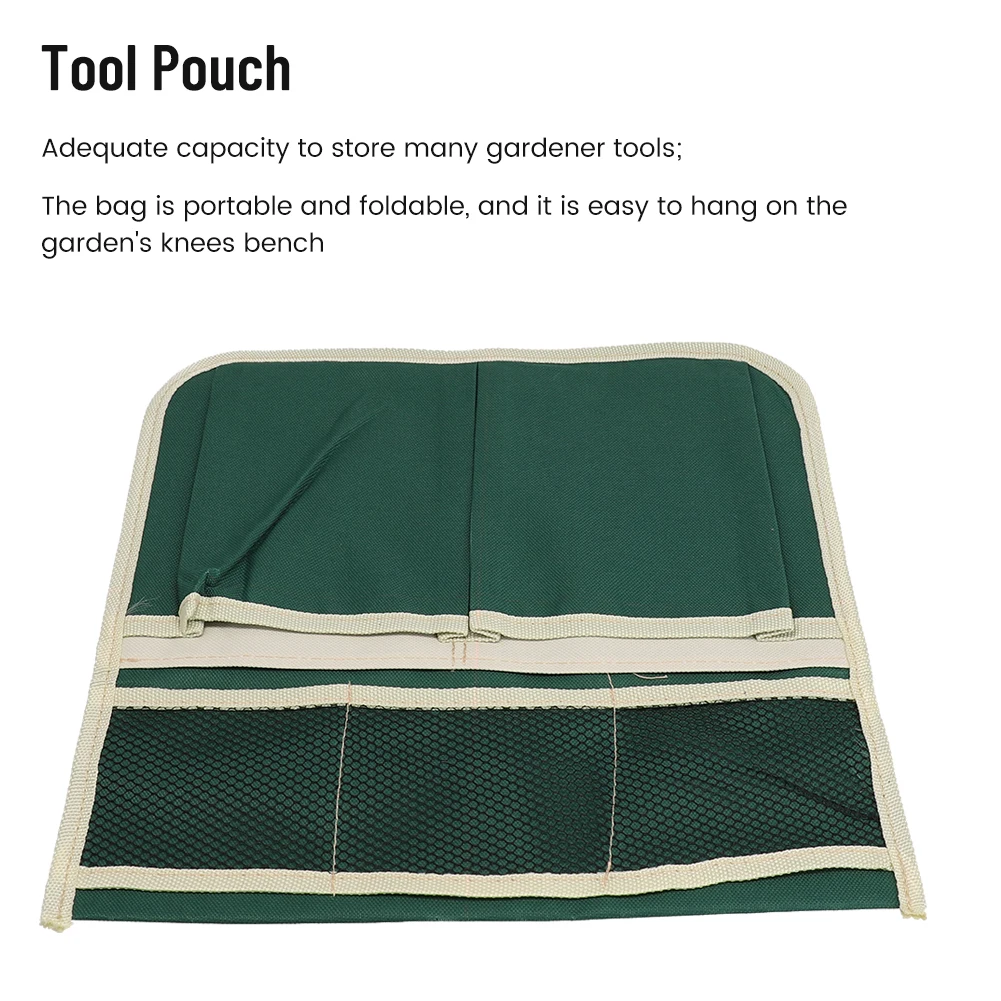 Portable Garden Kneeler Tool Bag Protect Knees Sturdy Bearing Pad Cart Flatbed Seat Storage Bag Toolkit ,only Storage Bag images - 6