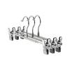 Windproof Metal Hanger For Clothes Home Pants Coat Non-slip Drying Hangers With Adjustable Clips Closets Storage Organizer 4