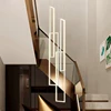 Modern Stair chandelier Nordic light luxury simple Ceiling lamps hanging light led chandeliers for the living room indoor light 6