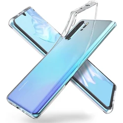 Luxury Shockproof Silicone Soft Case - Clear Ultra Thin Cover - Huawei P Smart+ 2019 (Transparent)