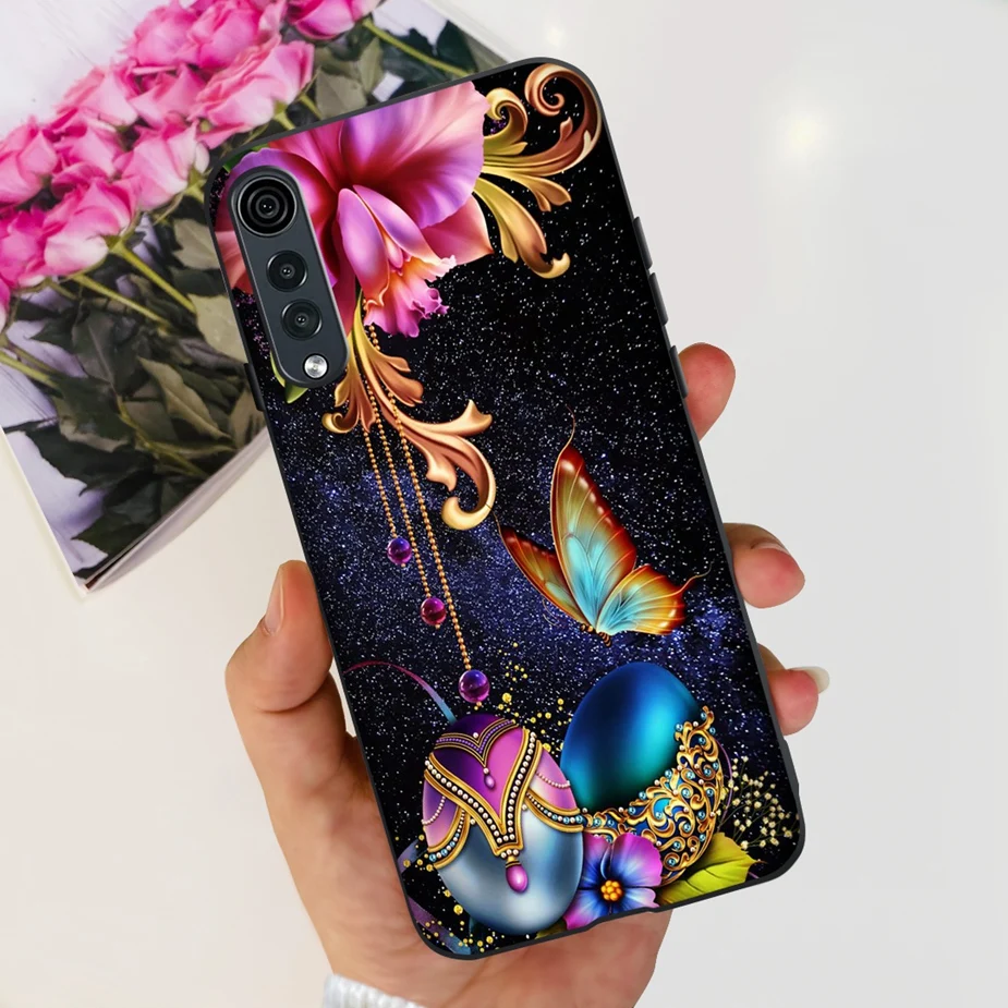 Stylish Painted Silicone Soft Phone Case - 6.8'' Bumper Cover, Compatible with LG Velvet 5G