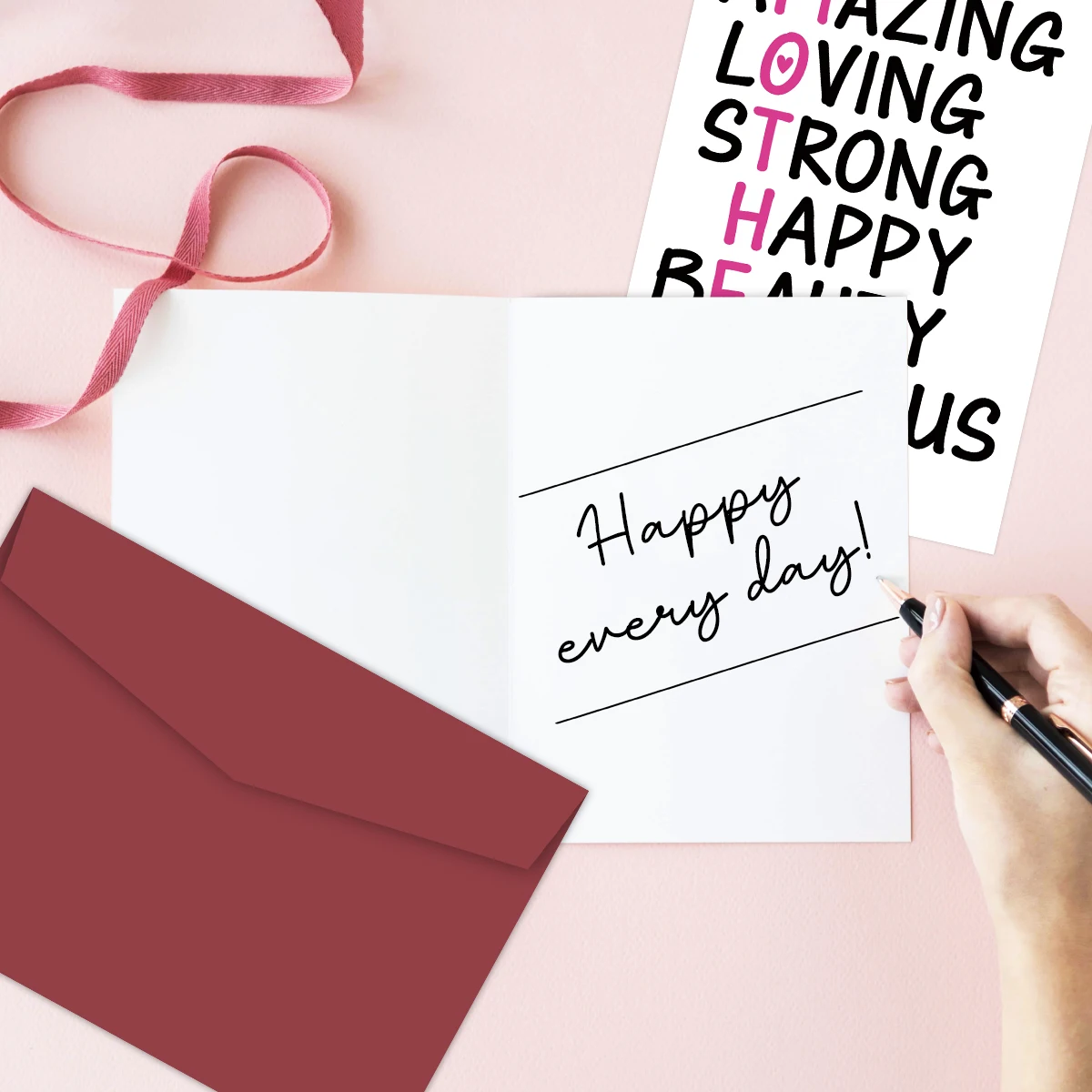 Charming Mother's Day Card for Mom or Grandma - Heartfelt Gift from Son or Daughter