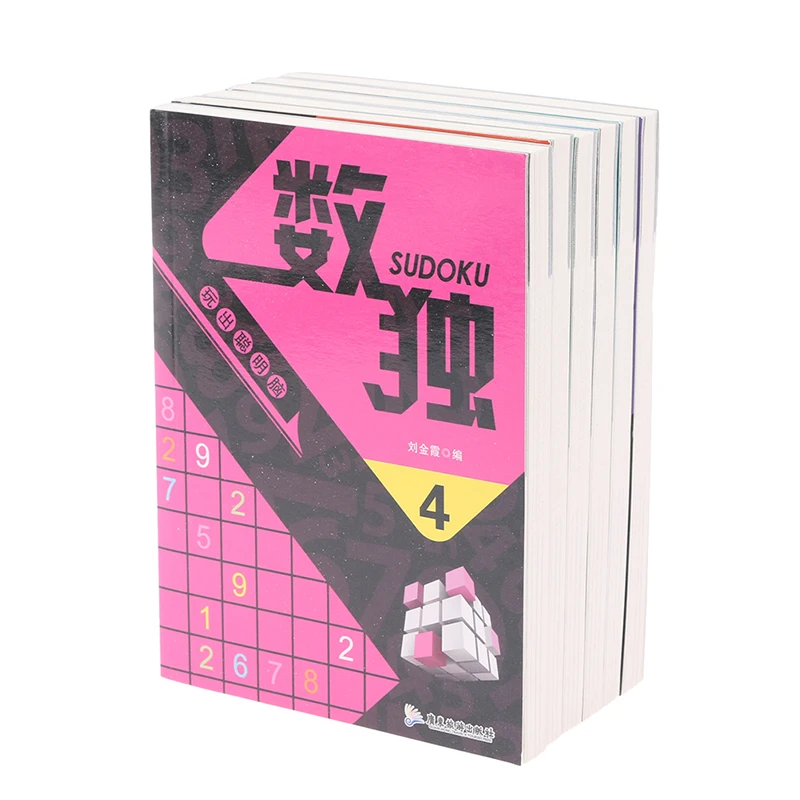 Nieuwe Populaire 6 Boeken/Set Sudoku Denken Spel Boek Kinderen Spelen Slimme Brein Nummer Plaatsing Boek Pocket Books