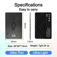Wallet Anti-loss Card Location Tracking GPS Smart Tag for Android Key Luggage Finder With iPhone Find My App Bluetooth Device - Image 6