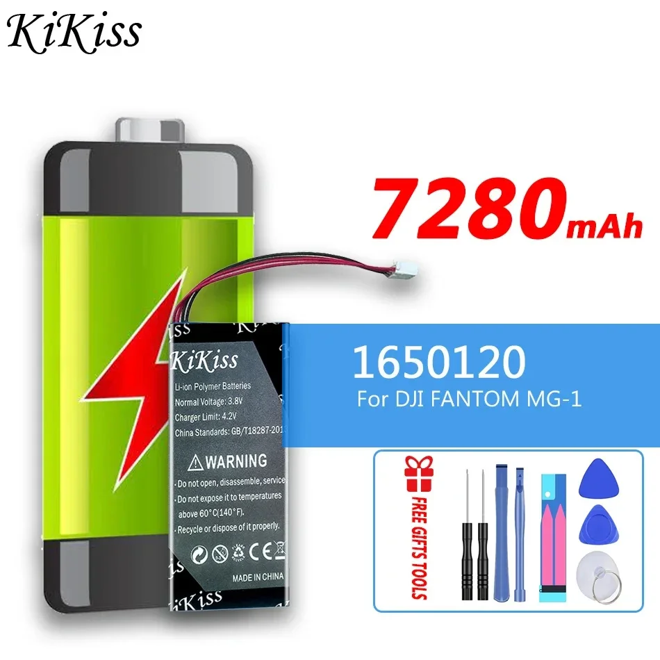 

7280mAh KiKiss Powerful Battery 1650120 For DJI FANTOM MG-1 PART68 1650120 3professional GL300C 3adv 3A 3P MG-1S MG-1A 2055127