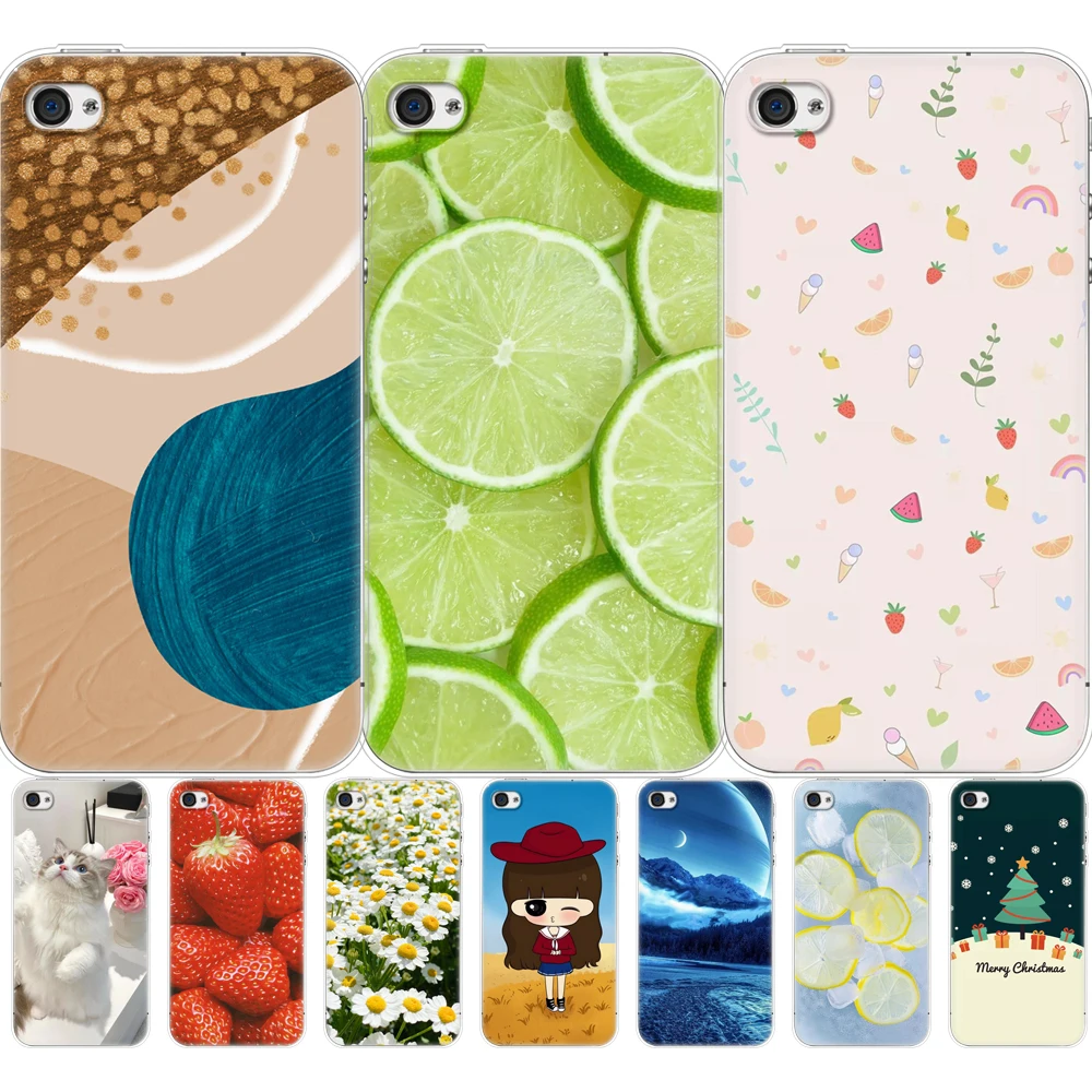 Custodia Per Iphone 5 S 5 S Se 4 4S Custodia Morbida In Tpu Per Telefono Per Apple Iphone 6 S 6 S Plus Fundas Coque Etui Cover Posteriore